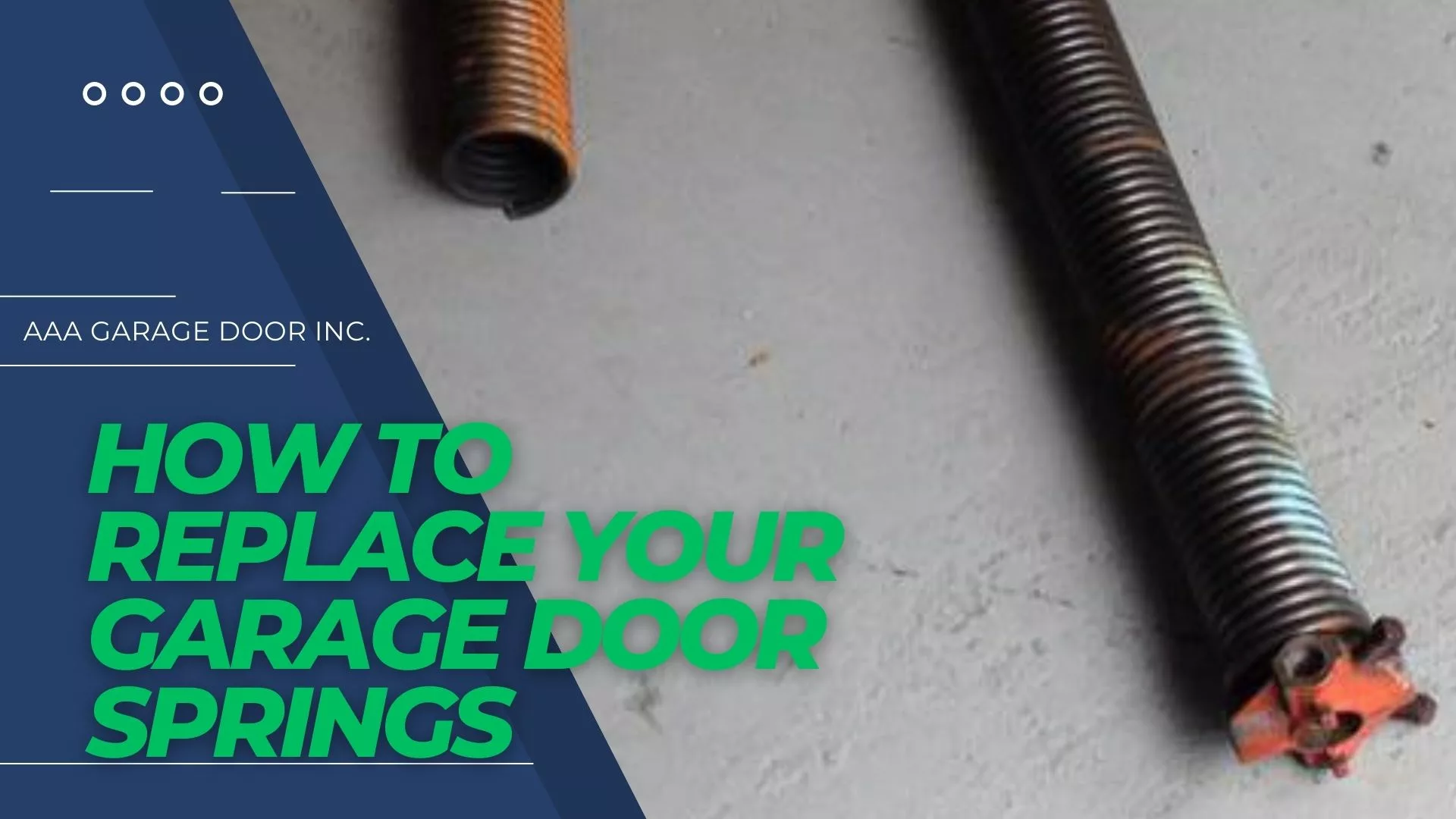 Featured image for Garage Door Springs Breaking? How to Replace and Maintain Safely